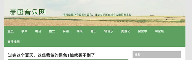 麦田音乐网，用音乐和文字温暖生活 - AI研究社